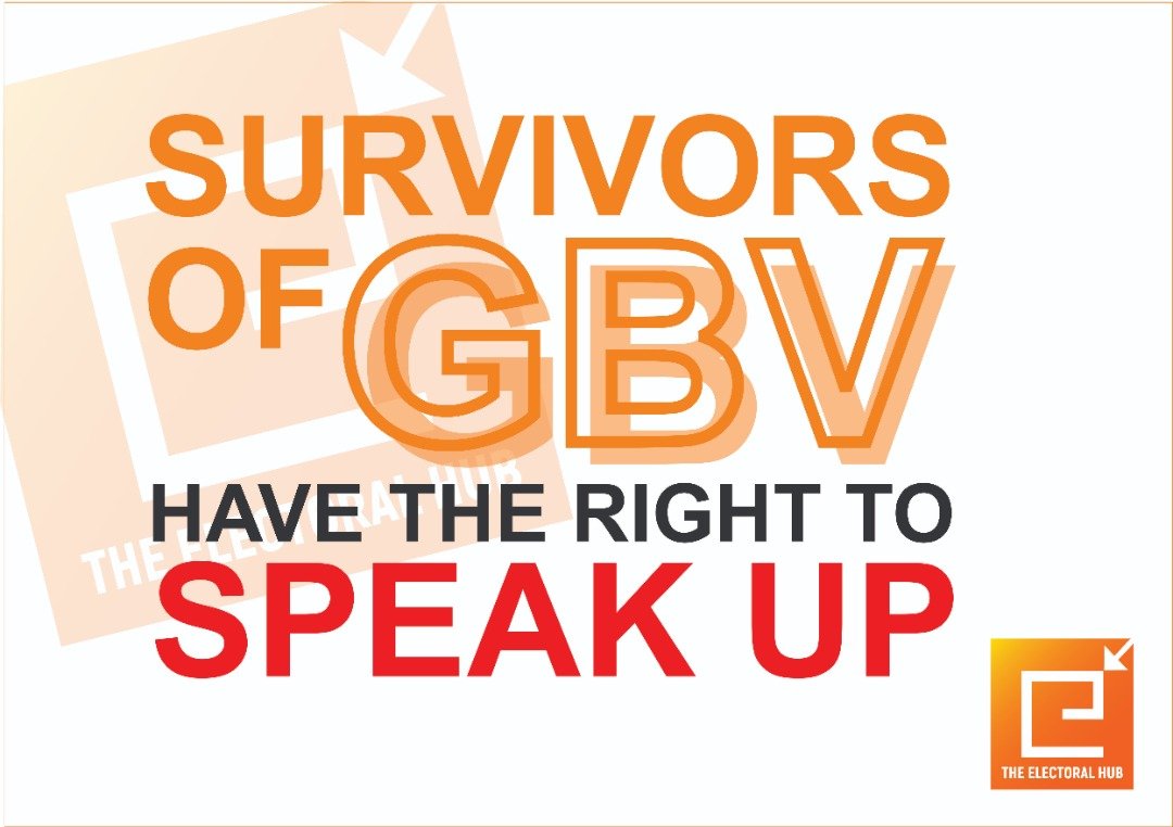 Survivors of GBV have the Right to speak up