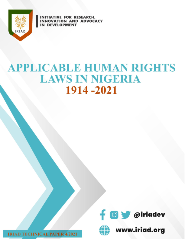 Applicable Human Rights Laws in Nigeria 1914-2021