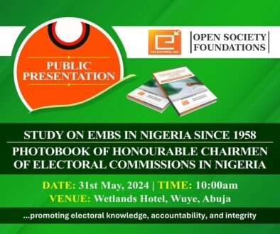 Study On EMBS In Nigeria Since 1958 Photobook of Honourable Chairmen Of Electoral Commissions In Nigeria