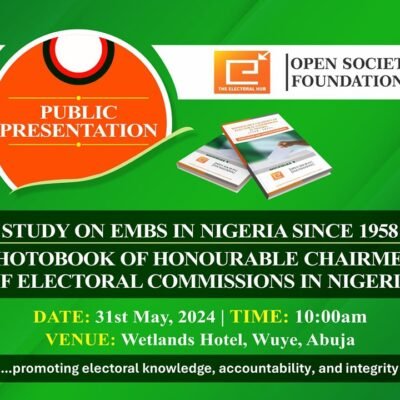 Study On EMBS In Nigeria Since 1958 Photobook of Honourable Chairmen Of Electoral Commissions In Nigeria